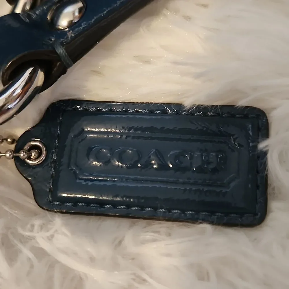 Coach Ashley Navy Textured Bag